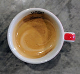 Honest Roast Coffee Espressoteric espresso shot in a demi cup